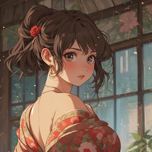 妖精动漫邻家少女立绘